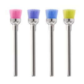 NMKL38 4PCS Nail Drill Bit Set Cleaning Brushes Professional Nail Drill Machine Manicure Accessories, Mixed color