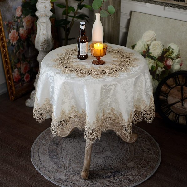 ARTABLE Lace Small Table Cloth Fall Christmas Macrame Tablecloth Table