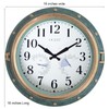 OCEST 16 Inch Indoor Outdoor Clock, Waterproof Wall Clock with