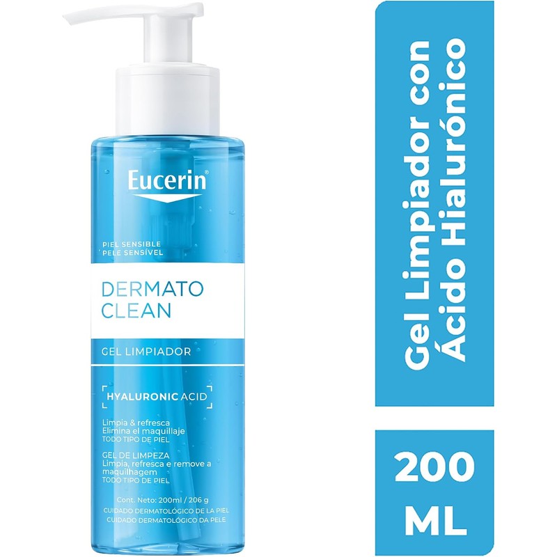 Eucerin Dermatoclean Gel Limpiador Facial 200Ml