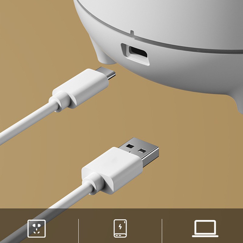 Volcano Aroma Diffuser 400ML Fine Misting Low Noise Flame Humidifier