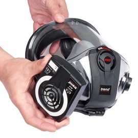 Trend AirMask Pro P3 Filters, 1 Pair, Full Face Mask Filters for Optimal Protection from Construction Dust, AIR/MF/P3