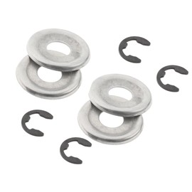 YXQ Clutch Washer and Clip Chainsaw Clutch Drum Washer and E-Clip for Stihl MS170, MS180, MS190, MS191T, MS210, MS230~290, MS340/341, MS360/361, MS440/441, MS460, MS640~660 Chainsaw, 4Sets