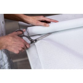 EasyLiner Select Grip Shelf Liner for Drawers & Cabinets - Easy to Install & Cut to Fit - Non Slip Non Adhesive Grip Shelf Liner for Kitchen Drawers, Bathroom, Pantry - 20in x 6ft Fern Green, 6 Rolls