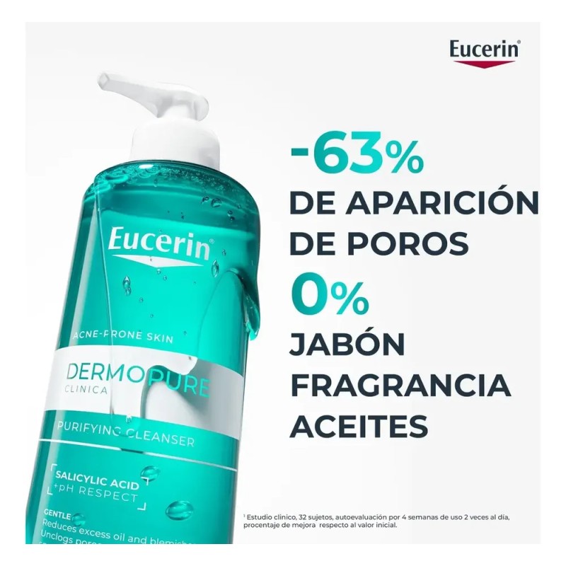 EUCERIN DermoPure Gel de Limpieza facial 400ml Piel Grasa o
