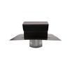 RDP Rooftop Exhaust Vent Cap with Damper and Bottom Extension