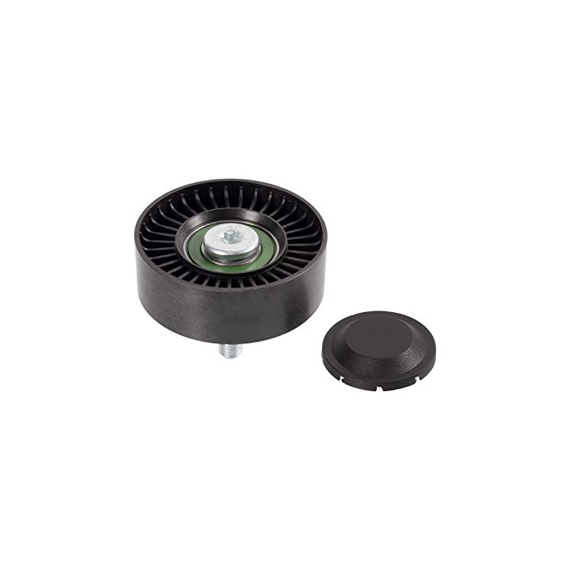 febi bilstein 22744 Pulley for V-Ribbed Belt, with Screw, 1