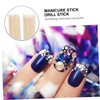 Beavorty 200pcs Nail Cuticle Orange Stick Wood Nail Sticks Manicure