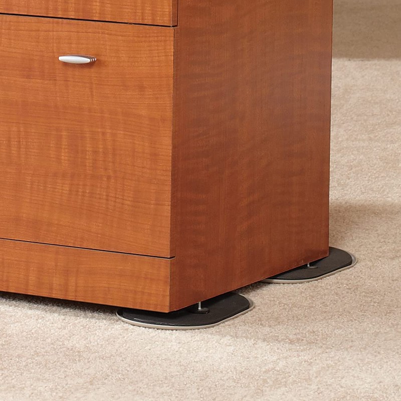 Super Sliders Multi-Pack Oval Reusable Furniture Sliders for Carpet -