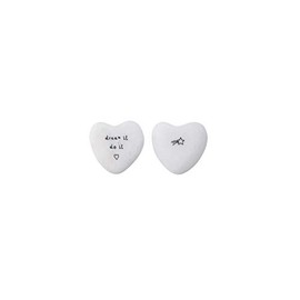 CGB Giftware | Single Marble ‘Dream It, Do It’ Double Sided Decorative Heart Pebble Stone Ornament Keepsake with Sentiment | GB04322E