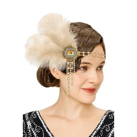 BABEYOND 1920s Flapper Headband Roaring 20's Party Headpiece