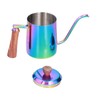 600ml Stainless Steel Manual Coffee Pot Long Narrow Spout Pour
