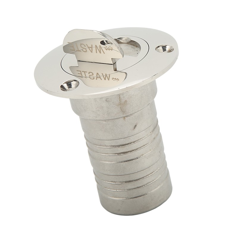 Marine Boat Deck Filler with Keyless Cap Stainless Steel Mirror
