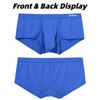 ZAIGGUT - Calzoncillos tipo calzones de malla para hombre, 1*Azul,