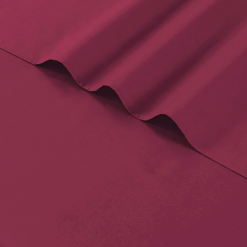 CHARKHAH Polycotton Flat Sheets with Single Double King Size Bed