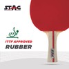 Stag Ninja Power Table Tennis Racquet(Multi- Color, 180 Grams, Advanced)