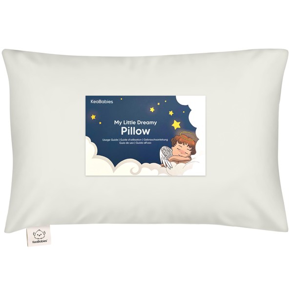 KeaBabies Toddler Pillow with Pillowcase - 13x18 My Little Dreamy