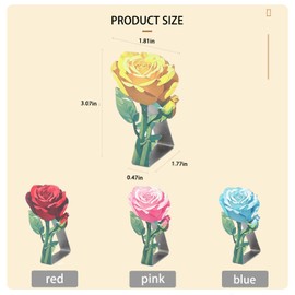 Egiriouth 4 Pack Table Cloth Clips，Rose Tablecloth Clips，Picnic Table Cloth Holder Clip Indoor，Heavy Duty Picnic Table Clips for Party Wedding Home Restaurant Camping Accessories Holder