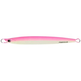 Palms G-04 JM-80 Metal Jig Lure, Jigaro Massive, 4.5 inches (115 mm), 2.8 oz (80 g), Glow Pink