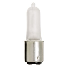 Satco S1980 120V 35-Watt T4 DC Bayonet Base Light Bulb, Frosted