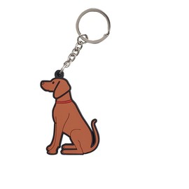 Sweet William Vizsla Keyring | Double sided Vizsla Dog Bag Charm For Dog Lovers | 7 cm x 5.5 cm