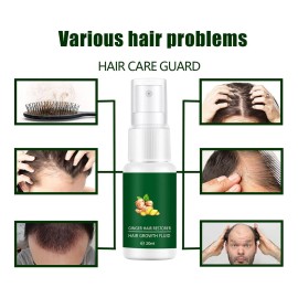 Suero De Crecimiento Del Cabello De Jengibre, Espray Nutriti