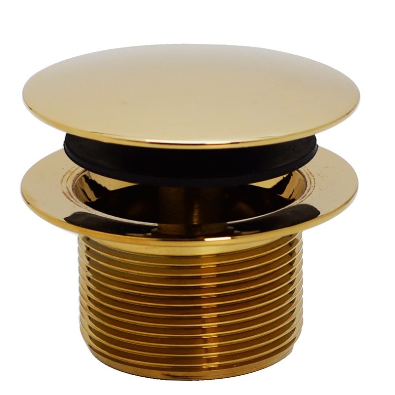 Westbrass Mushroom Tip-Toe Tub Trim Set with Floating Faceplate, Polished