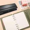 Perforadora ajustable de 6 agujeros para planificadores, perforadora de papel