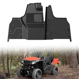 XUTVOTOR Front Floor Mat for Honda Pioneer 520 500, TPE Front Row Floor Liners All Weather Protector Slush Liner for Honda Pioneer 520 2021-2025, H-onda P-ioneer 500 2015-2023, Replace #0SP63-HL5-101