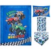 Todays Kids Monster Trucks Toddler Bedding Set for Boys -