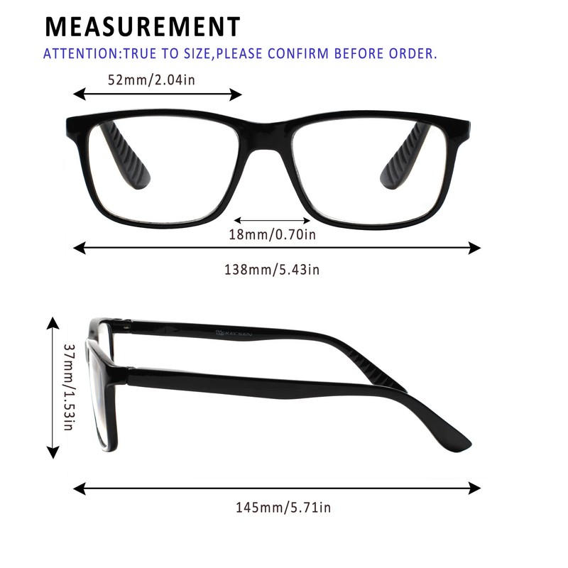 Kerecsen 5 Pack Reading Glasses for Men and Women Readers