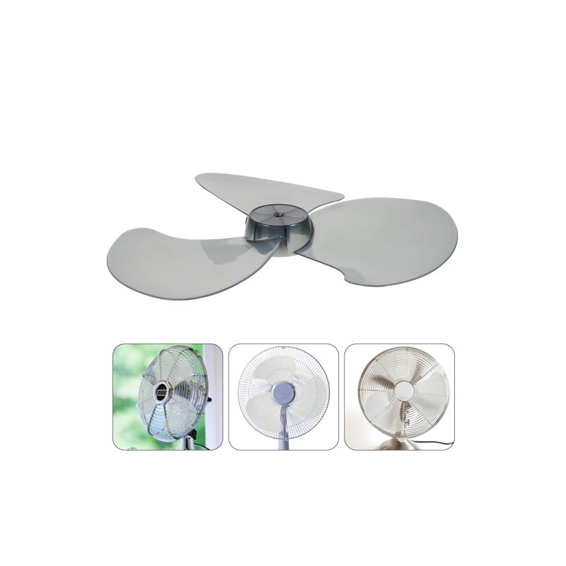Cuchillas de ventilador de plástico de 16 pulgadas con cubierta