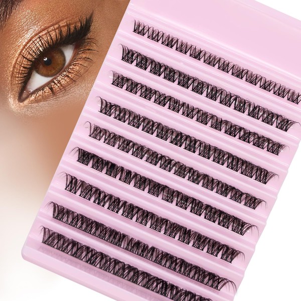 Moyutt Lashes Cluster 108 Pcs Individual Lashes D Curl 8-16