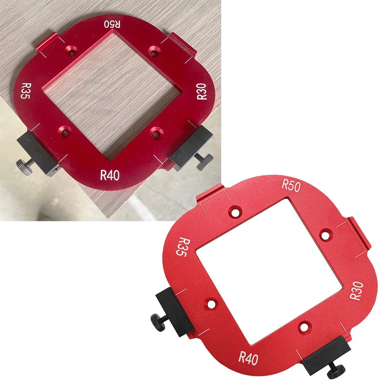 Corner Radius Template 4 in 1 Round for Positioning Bit