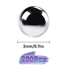 200pcs 3mm Precision Bearing Ball for Bicycle Stainless Steel