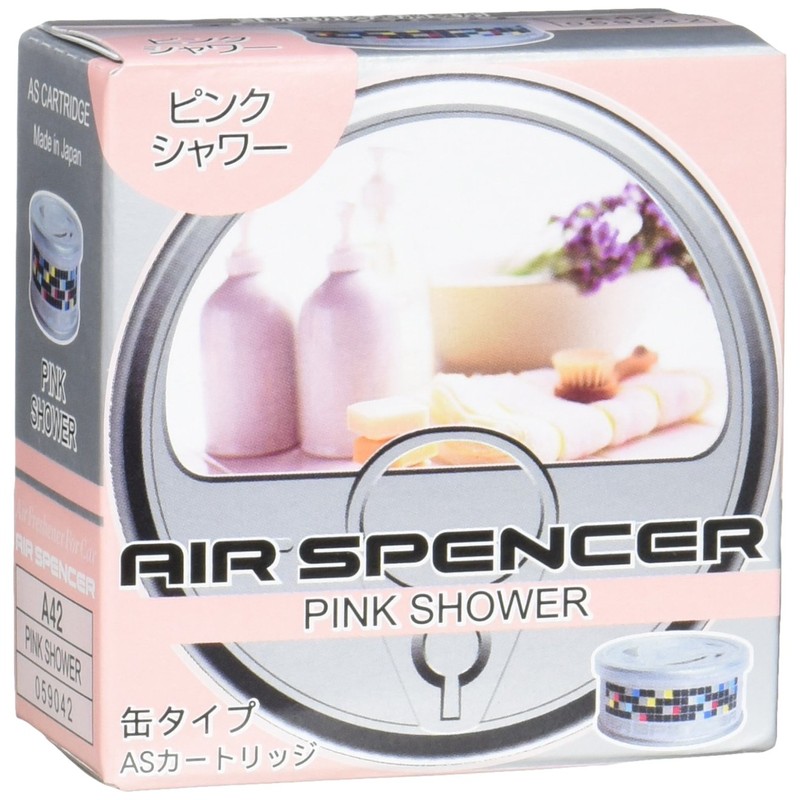 エアースペンサー(Air Spencer) 栄光社 車用 芳香消臭剤カートリッジ 置き型 詰め替え用 ピンクシャワー 40g A42