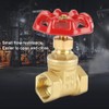 Y miko gate valve, DN15 brass gate valve BSPP G1/2