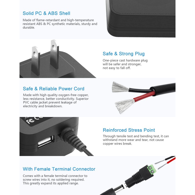 ALITOVE 30W Universal Power Adapter Adjustable AC Adapter 3V 4.5V