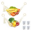 Cosmos 2 Pcs Macrame Fruit Hammock Hanging Fruit Net Under