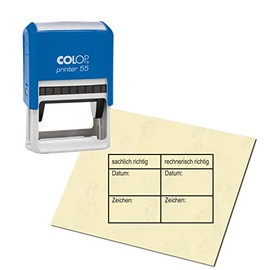 Stamp Accounting Stamp – Factual Computational – Accounting Invoice Inbox Stamp Entrance Stamp Paid Date Booked Sachlich Richtig