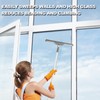 Squeegee Broom for Floor Shower Squeegee with Long Handle Rubber