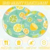 40Pcs Lemon Paper Plates Summer Birthday Party Decorations Set for