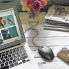 NGS Moth Gray - Optische Maus mit USB-Kabel für Computer