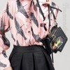 Framendino, 4 Pack Clear Makeup Bag Mini for Women Keychain