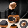 Retro Portable Stereo RadioSpeaker with Rechargeable Battery, Excellent Reception, Impressive