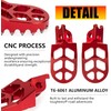 XINGWU Dirt Bike Foot Pegs Wide Footpegs CNC Upgraded for