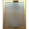BUILDINGSIGNS.COM Elevator certificate frame 8.5x11 (Lockable !!!, Brushed Gold Stainless