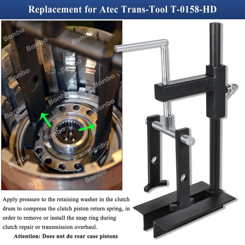 Bonbo T-0158 Universal Clutch Drum Spring Compressor Transmission Tool Heavy