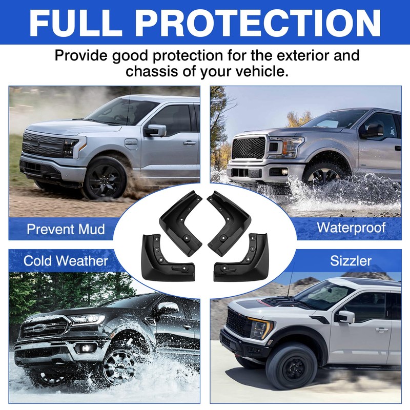 Autorder Mud Flaps for 2023 2024 2025 Honda Pilot Accessories