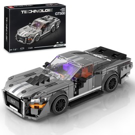 HIGH GODO Super Sports Car Building Set,Racing Car Building Kits for Kids and Adults,Collectible Model Cars Construction Blocks Toys Gifts for Boys 6-8 10+ (476 Pieces)